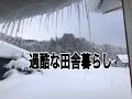 ちはるの極寒での田舎暮らし