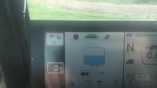 AGCO Rogator RG1300C Master Switch status and Norac Boom Height Status