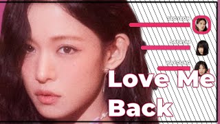 fromis_9 - Love Me Back (Line Distribution + Colorcoded)