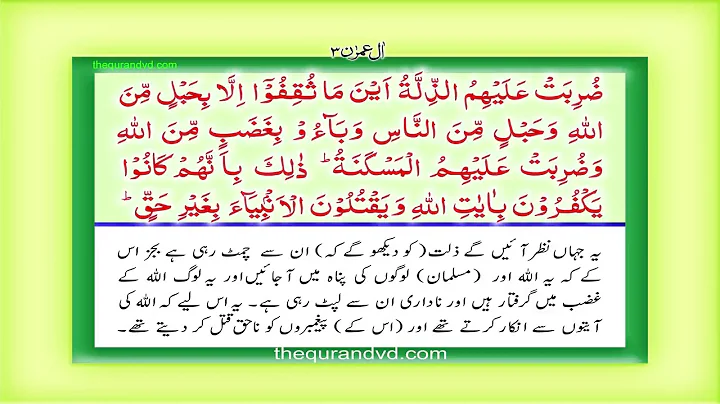 Para 4   Juz 4 Lan Tana Lu HD Quran Urdu Hindi Translation