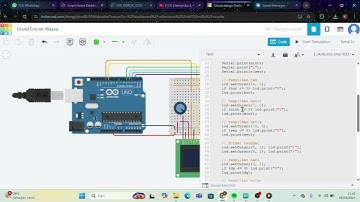 Tugas 05: Elektronika Lanjut - Simulasi TinkerCAD - Membuat Jam Digital Arduino Tanpa RTC