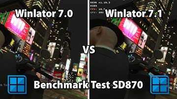 Winlator 7.0 vs Winlator 7.1 | GTA IV Test | SD870