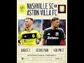THE BRITISH ARE COMING 🗣️ #Nashville #AstonVilla #soccer #football