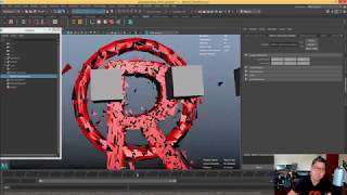 Explode Node ใน MASH MAYA 2018