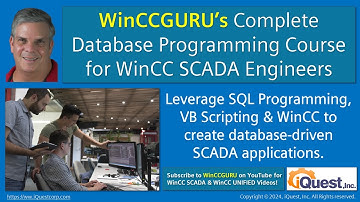 Intro: SQL Database Programming for WinCC SCADA Engineers Course on Udemy