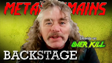 Interview with Bobby Blitz from Overkill 🇺🇸 [Subtitled] [Backstage]