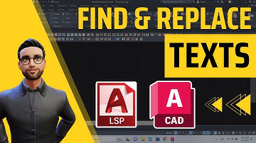 Replacing Text in AutoCAD: How to find & replace a text with another text in AutoCAD using a Lisp