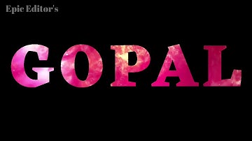 Gopal | Stylish name | Stylish name Gopal | Whatsapp Status | Video Status | Epic Editors | status.