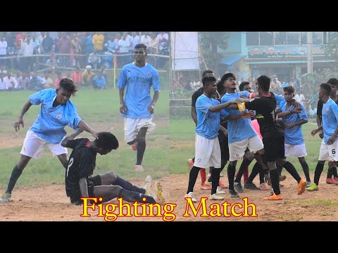 FIGHTING MATCH 1-1 GOAL GANAPATI CLUB VS BASUNDHARA YOUTH CLUB GANDHICHOWK FOOTBALL TOURNAMENT 2022