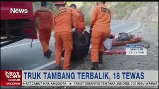 Truk Tambang Terbalik di Manokwari, 18 Orang Tewas #iNewsSore 13/04