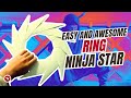 Awesome Ring Ninja Star from 11 A4 Sheets | Modular Origami Tutorial