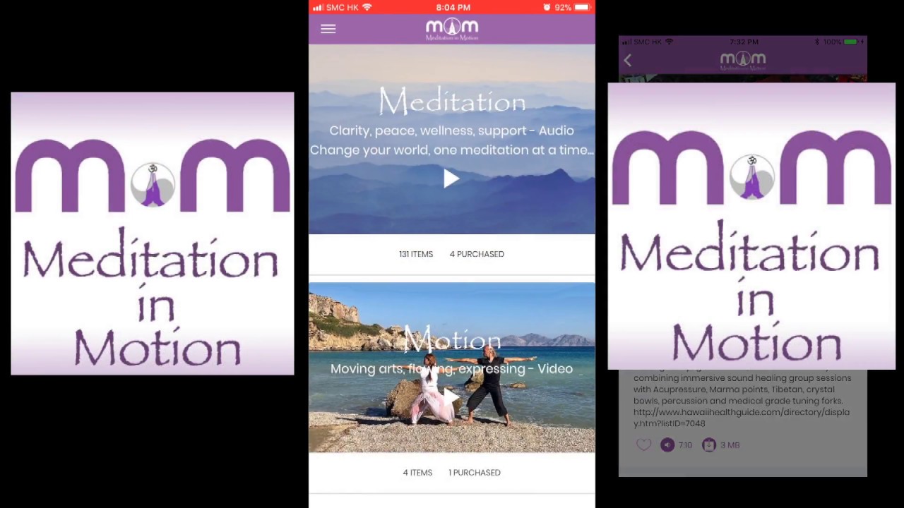 Meditation in Motion app :30 promo - YouTube