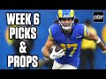 NFL Week 6 Picks Updates, Props and Best Bets | Drew &amp; Stew