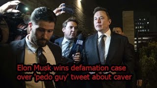 Elon Musk wins defamation case over 'pedo guy' tweet about caver Musk did not defame a British caver