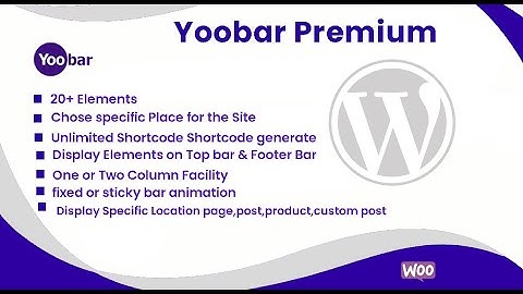 YooBar Notification - Best WordPress Notification Bar Plugin - Header and footer bar Notification