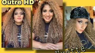 Yvette “Outre”HD transparents lace Frontal Dr4/honey-brown