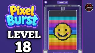 Pixel Burst Level 18 Gameplay Solution 