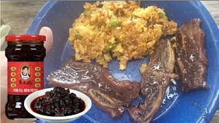 Korean short ribs ~ chilli oil rice ~ Cowboy camp ~ camp fire 🔥