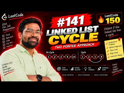 141. Linked List Cycle | LeetCode 150 | Two Pointer Approach | Java | DSA Interview Problem