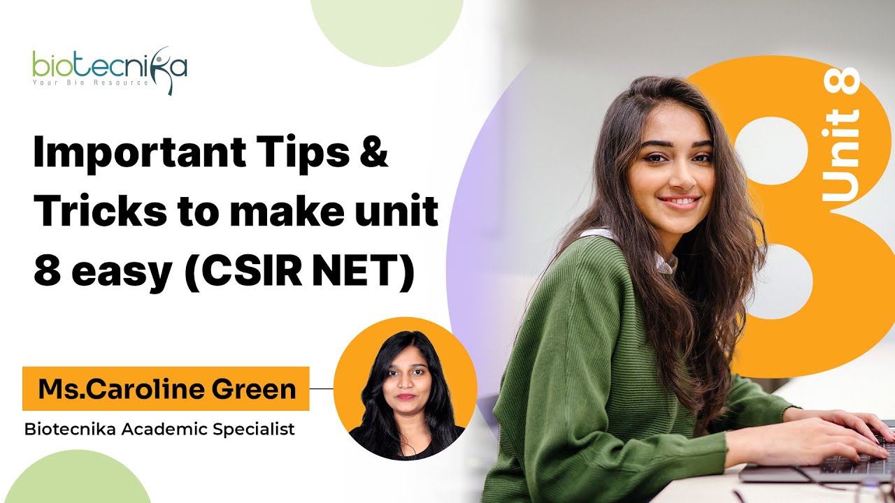 CSIR NET UNIT 8 Study Hacks, Important Topics, Reference Books - Download Mock paper