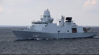 Royal Danish Navy Iver Huitfeldt Frigate Warship F361