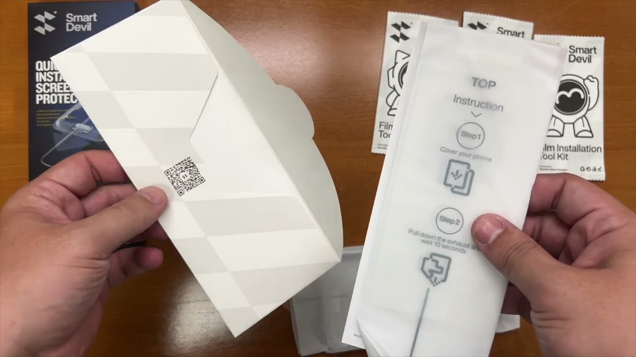 SmartDevil iPhone 13 Pro Quick Install Screen Protector Demo