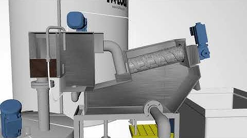 Complete DAF System with Sludge Dewatering - H2Flow Dissolved Air Flotation