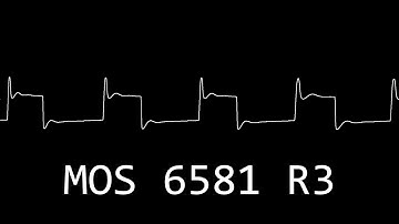 Oscilloscope Comparison of 4 Different SID Chips (Real SID Recordings)