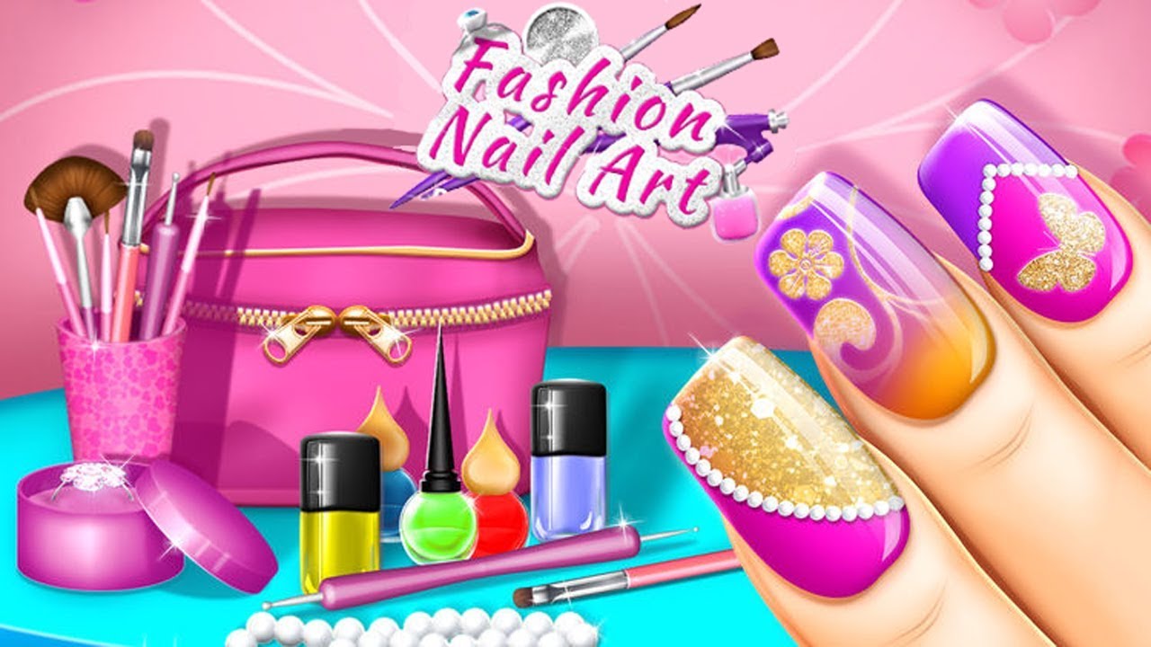 2. "Nail Art Dress Up: Fashion Games" - wide 6