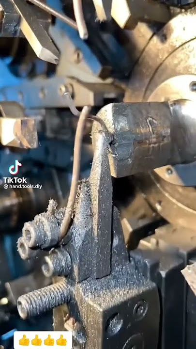 Satisfying video of a hitch pin being made