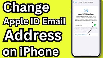 How To Change Apple ID Email Address on iPhone to New Email Address (2025) iOS 26/18