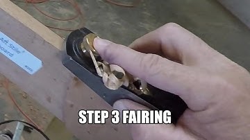 Step 3 fairing the frames of the ZipKit