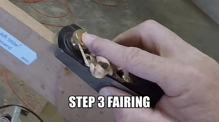 Step 3 fairing the frames of the ZipKit