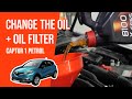 Change the oil and the oil filter Captur 1 0.9 TCe 