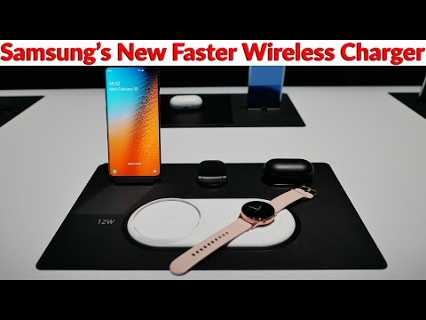 Samsung's New Fast Charge 2.0 Wireless Charger Hands On - Duo Charger 12W & 7.5W Qi Charger