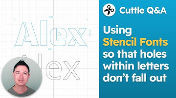 How to use Stencil Fonts so that the "holes" within letters don
