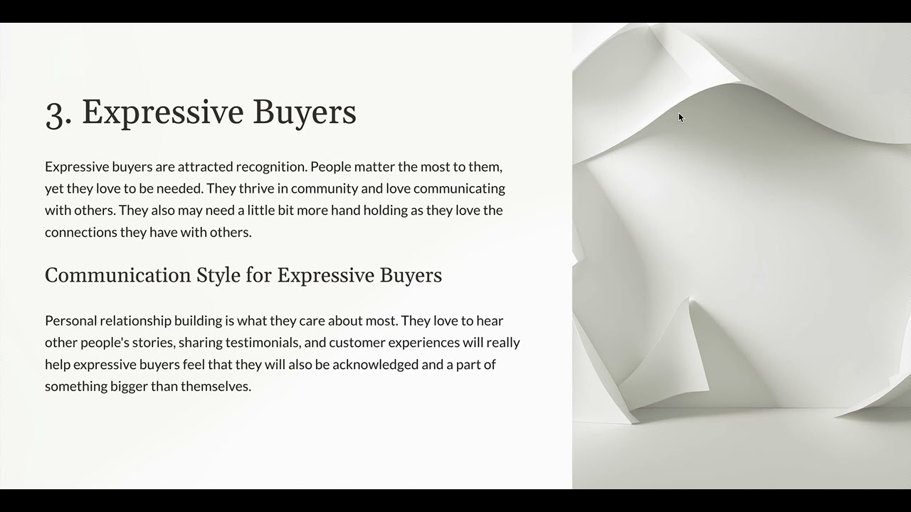 5 Different Buyer Types