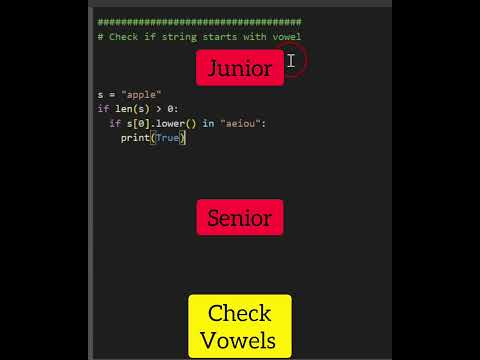 Junior Vs. Senior