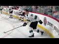 San Jose Sharks Warmups (3/11/19) [60fps]