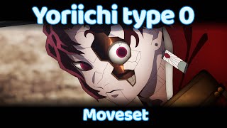 Yoriichi Type Zero - Full Moveset Showcase Demon Slayer Hinokami Chronicles 2