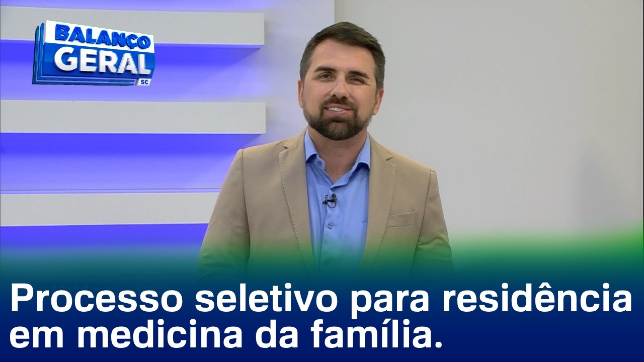 Blumenau: Processo seletivo para residência em medicina da família e comunidade