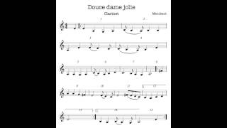 Video thumbnail of "Dounce Dame Jolie Clarinet"