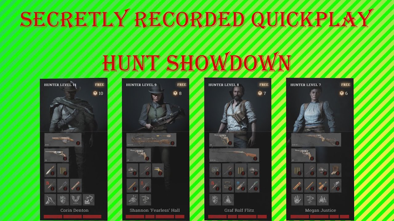 Secretly Recorded Quickplay - Hunt Showdown - YouTube