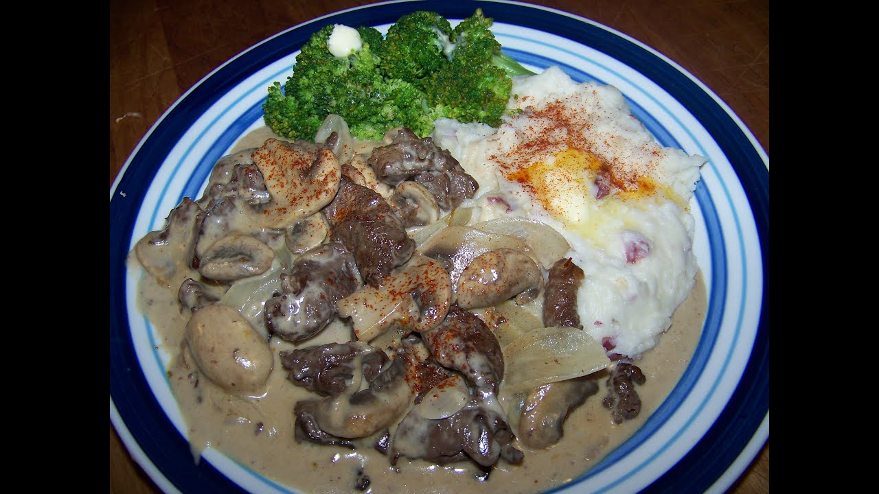 Venison, Stroganoff, Saffron Cream Sauce 3/7 Chef John the Ghetto