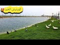 كورنيش الخبر Khobar Corniche بحيرة البط النظام والنظافة وألعاب الاطفال كل التفاصيل مميزة ورائعة 