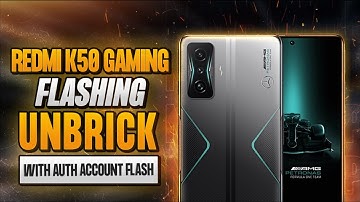 FLASH REDMI K50 GAMING / POCO F4 GT | FIX STUCK FASTBOOT | HANG LOGO | STUCK RECOVERY | UNBRICK