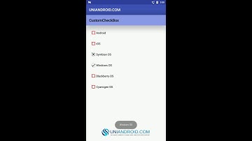 Android | Custom CheckBox Widget