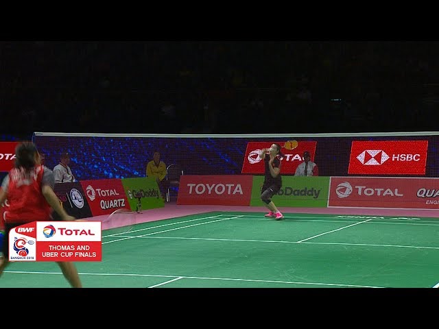 Uber Cup | Amazing drop shot by Ruselli Hartawan | BWF 2018 class=