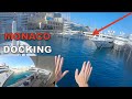 Backing Up A SuperYacht In Monaco