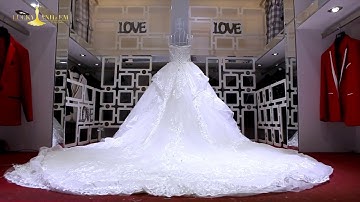 Váy cưới cách điệu tầng đuôi dài siêu đẹp | Chụp Ảnh Cưới Chuyên Nghiệp Tại HCM